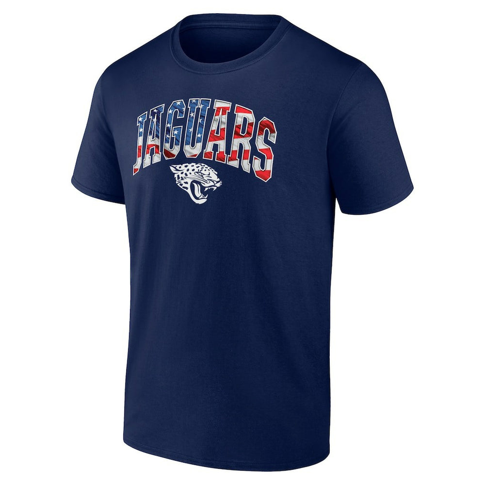 Jacksonville Jaguars Banner Wave Logo T-Shirt | NFL Discount