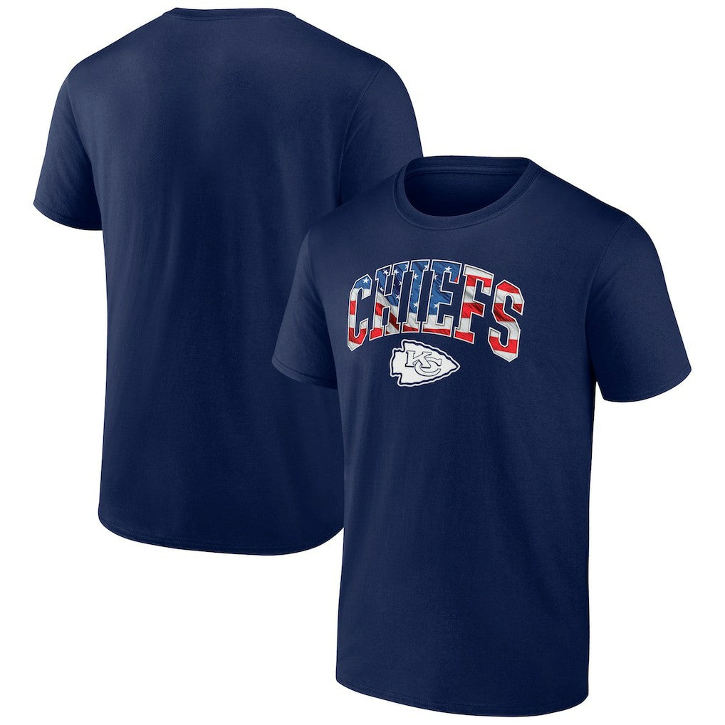 Kansas City Chiefs Banner Wave Logo T-Shirt | NFL Hot