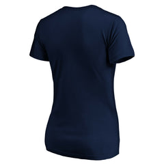 Seattle Seahawks Women's Banner Wave V-Neck T-Shirt | NFL New
