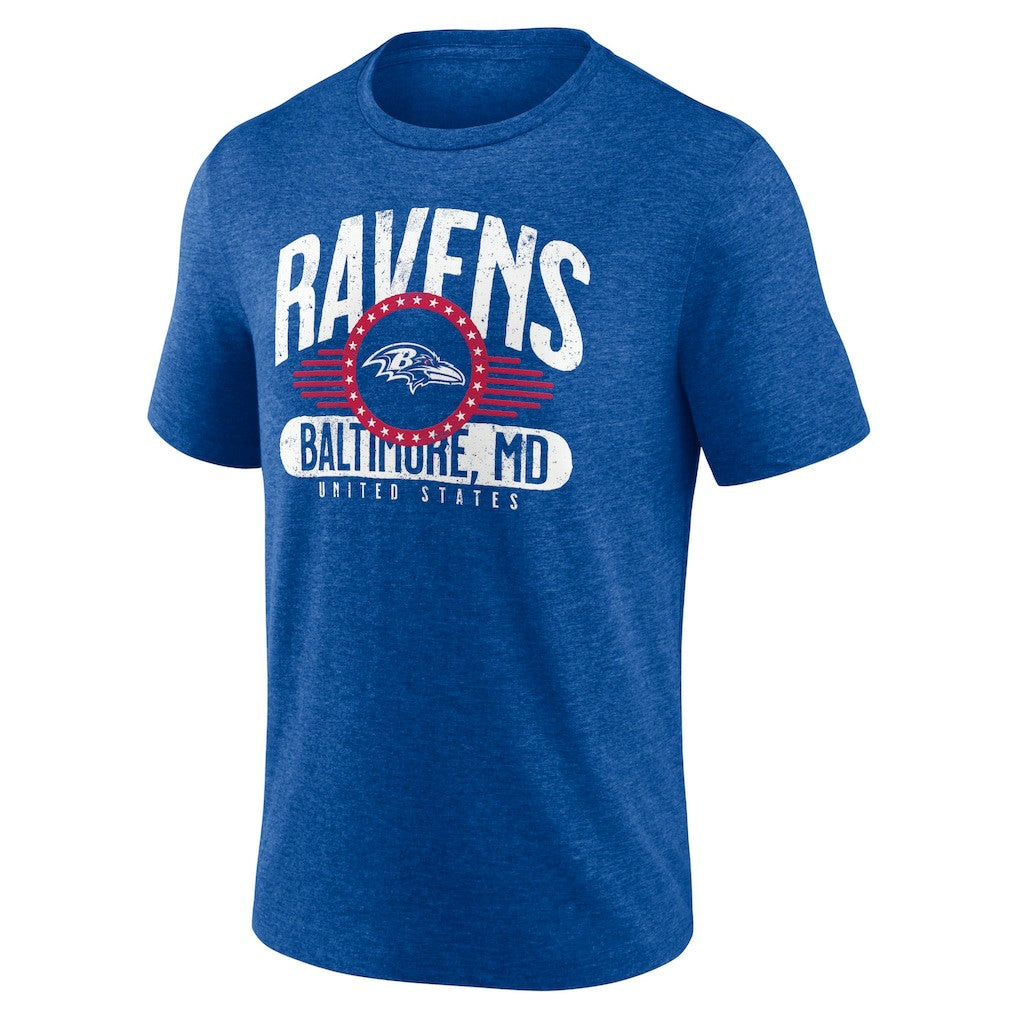 Baltimore Ravens Badge of Honor Tri-Blend T-Shirt | NFL New
