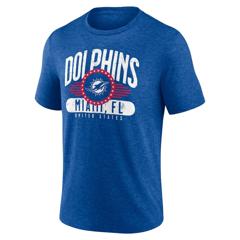 Miami Dolphins Badge of Honor Tri-Blend T-Shirt | NFL US