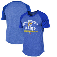 Los Angeles Rams Majestic Threads 2-Time Super Bowl s Tri-Blend Raglan T-Shirt | NFL Hot