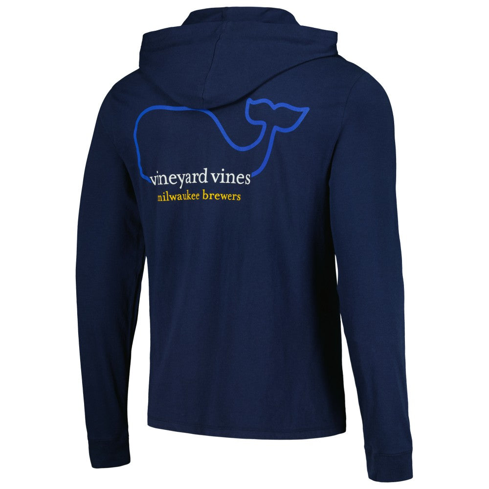 Milwaukee Brewers Vineyard Vines Long Sleeve Hoodie T-Shirt - MLB Hoodies