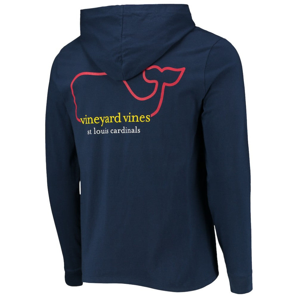 St. Louis Cardinals Vineyard Vines Long Sleeve Hoodie T-Shirt - MLB Hoodies