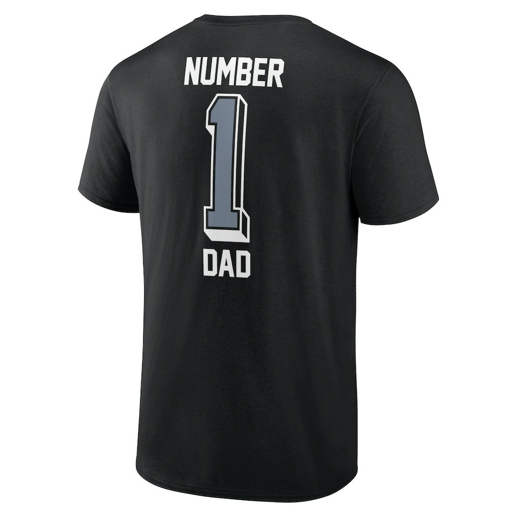Las Vegas Raiders Number One Dad T-Shirt | NFL On sale