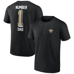 New Orleans Saints Number One Dad T-Shirt | NFL New
