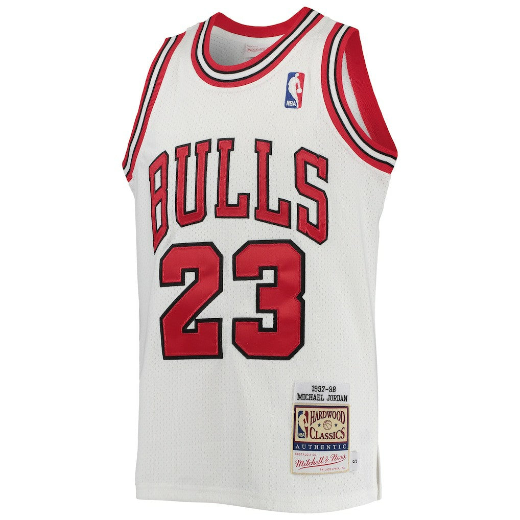 White Michael Jordan Chicago Bulls Youth 1997/98 Hardwood Classics Authentic Jersey sale | NBA