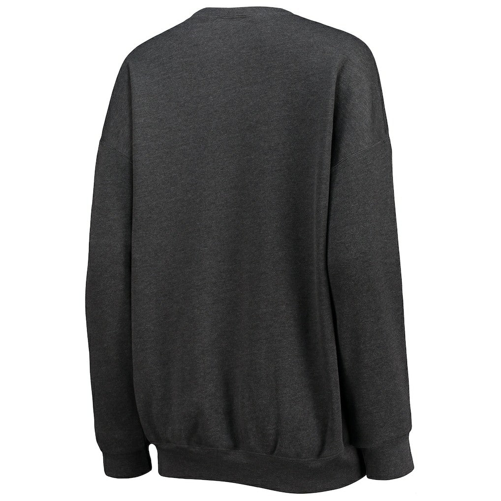 Washington Commanders WEAR by Erin Andrews Women's Oversized Fleece Pullover Sweatshirt | NFL New