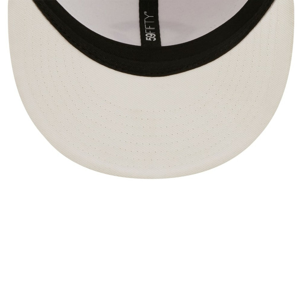 Cincinnati Reds New Era White on White 59FIFTY Fitted Hat - MLB Hats