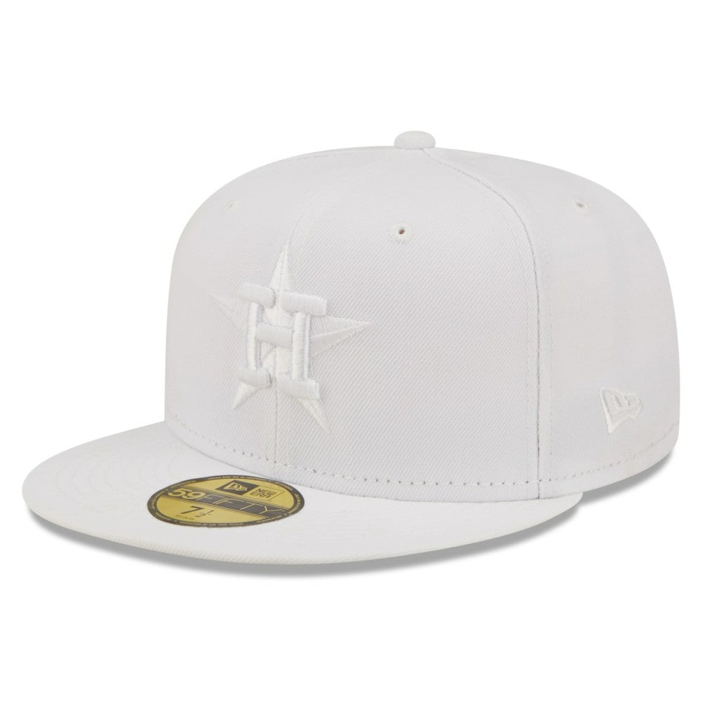 Houston Astros New Era White on White 59FIFTY Fitted Hat - MLB Hats