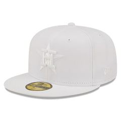 Houston Astros New Era White on White 59FIFTY Fitted Hat - MLB Hats