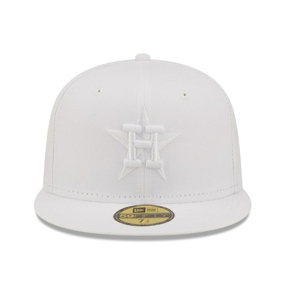 Houston Astros New Era White on White 59FIFTY Fitted Hat - MLB Hats