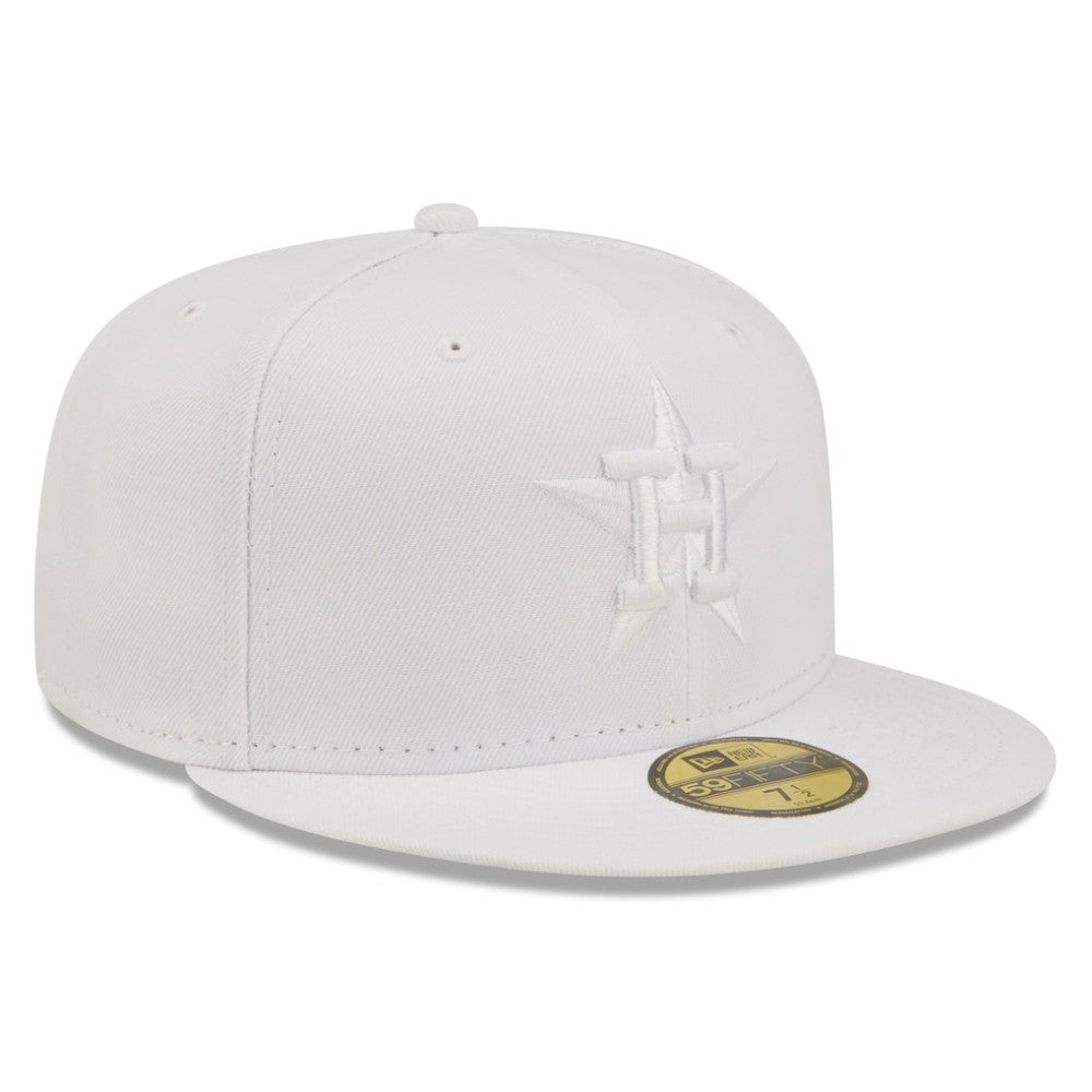 Houston Astros New Era White on White 59FIFTY Fitted Hat - MLB Hats