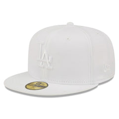 Los Angeles Dodgers New Era White on White 59FIFTY Fitted Hat - MLB Hats