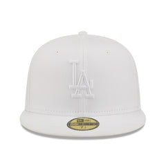 Los Angeles Dodgers New Era White on White 59FIFTY Fitted Hat - MLB Hats