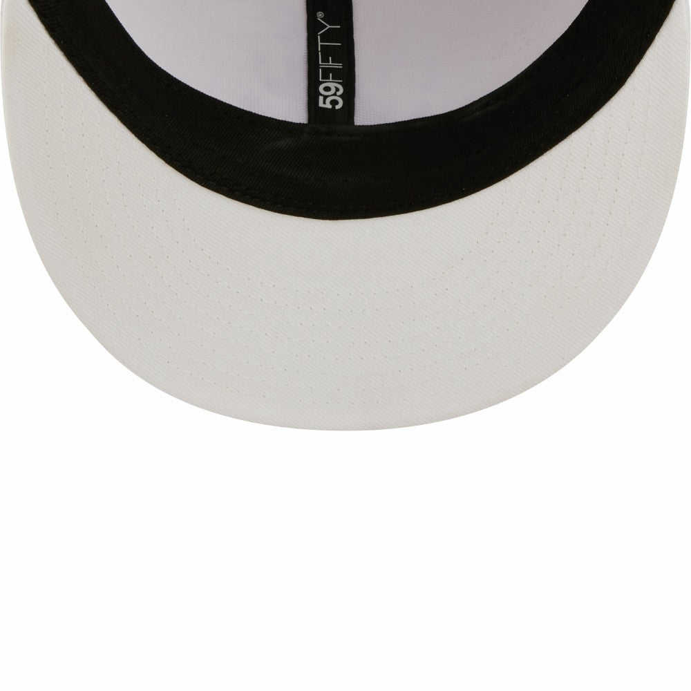 Los Angeles Dodgers New Era White on White 59FIFTY Fitted Hat - MLB Hats