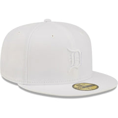 Detroit Tigers New Era White on White 59FIFTY Fitted Hat - MLB Hats