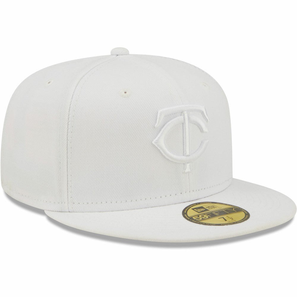 Minnesota Twins New Era White on White 59FIFTY Fitted Hat - MLB Hats