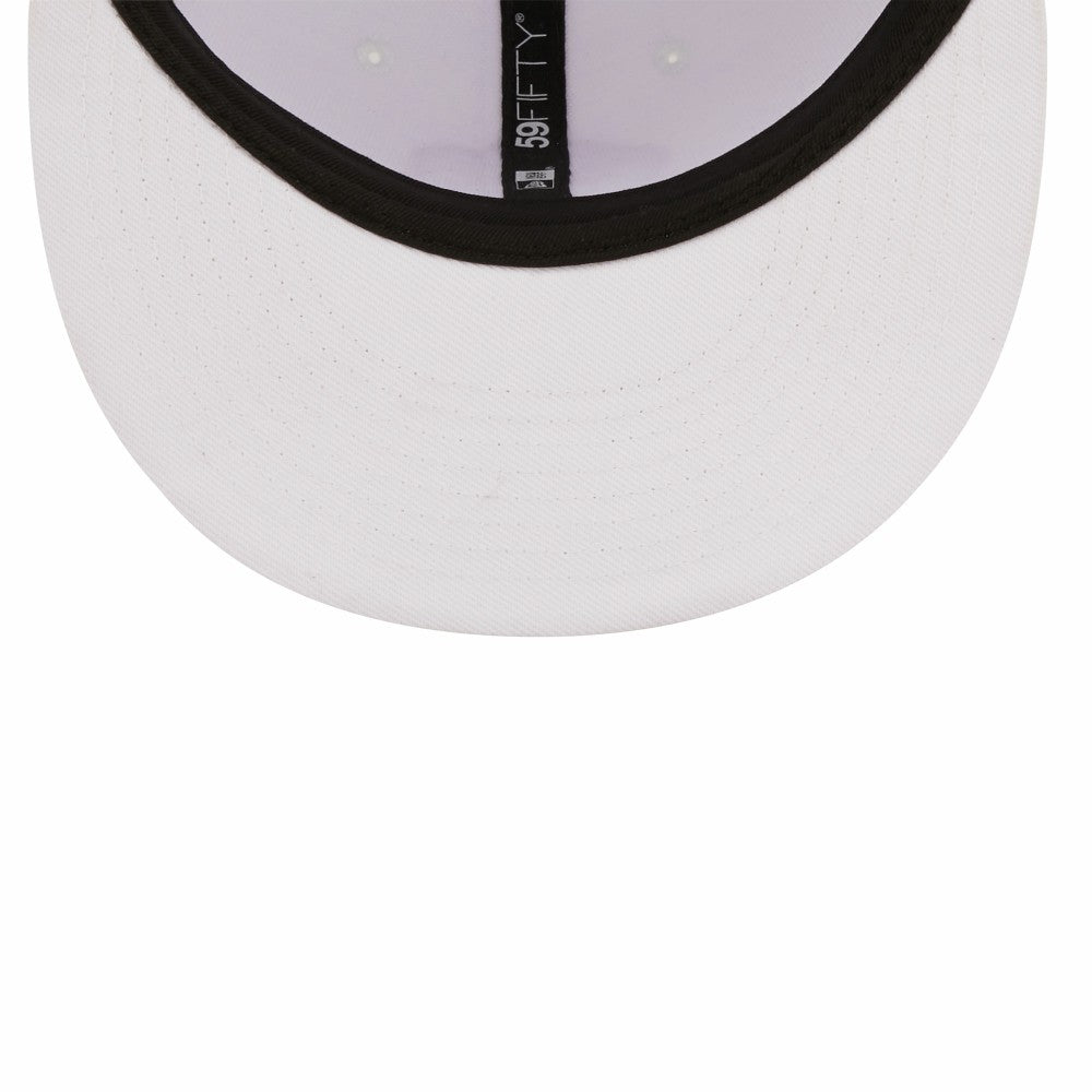 Milwaukee Brewers New Era White on White 59FIFTY Fitted Hat - MLB Hats