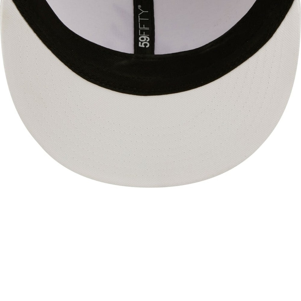 Athletics New Era White on White 59FIFTY Fitted Hat - MLB Hats
