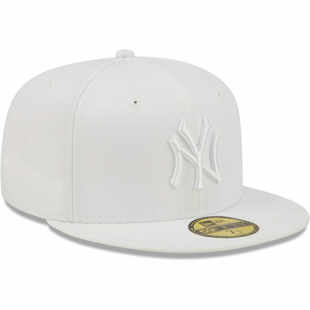 New York Yankees New Era White on White 59FIFTY Fitted Hat - MLB Hats