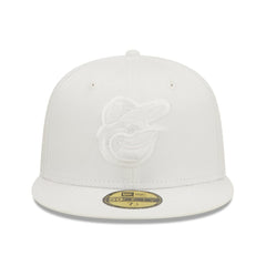 Baltimore Orioles New Era White on White 59FIFTY Fitted Hat - MLB Hats