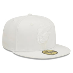 Baltimore Orioles New Era White on White 59FIFTY Fitted Hat - MLB Hats