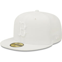 Boston Red Sox New Era White on White 59FIFTY Fitted Hat - MLB Hats