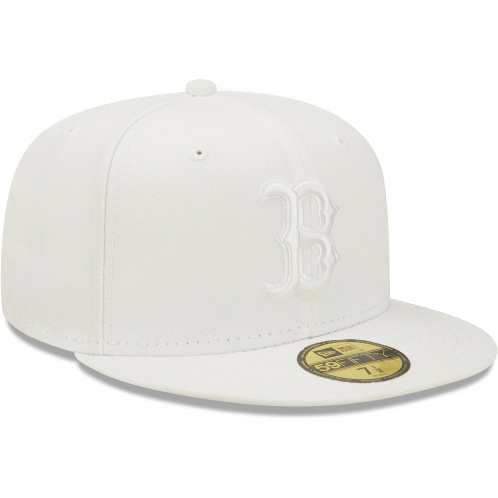 Boston Red Sox New Era White on White 59FIFTY Fitted Hat - MLB Hats