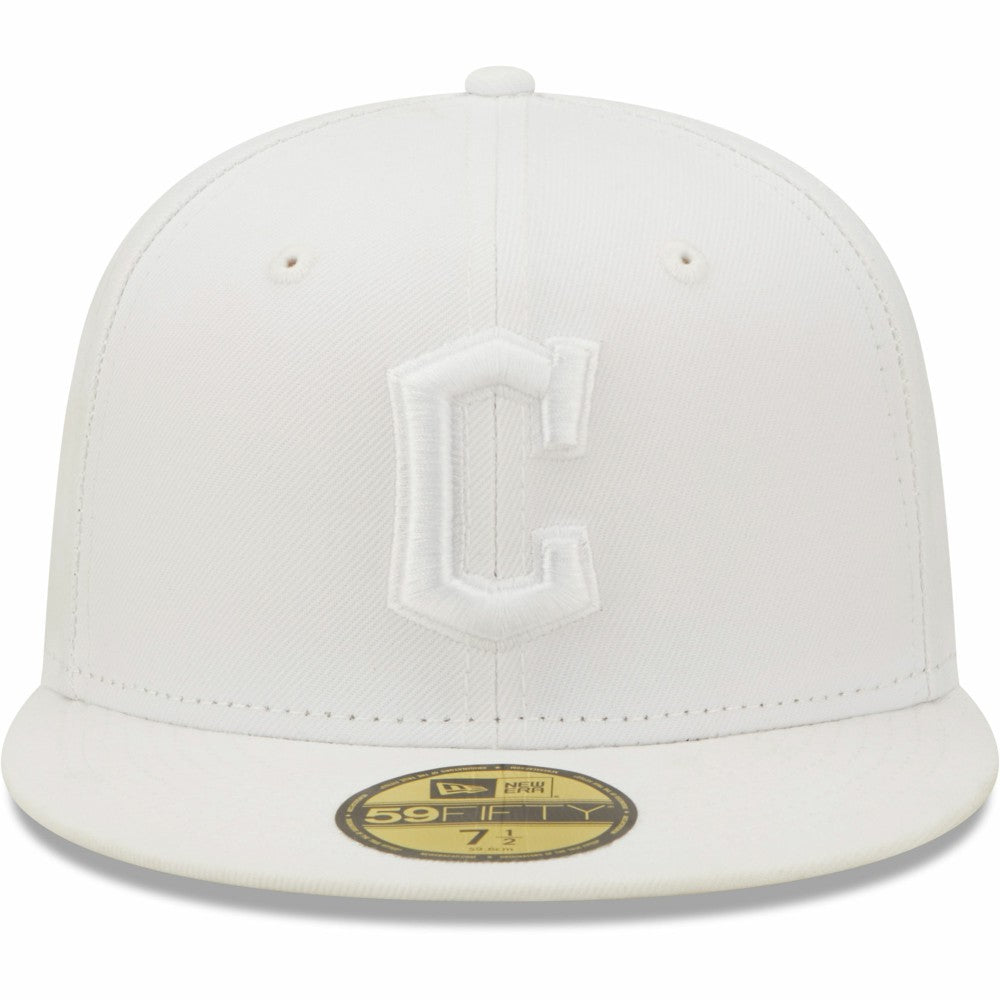 Cleveland Guardians New Era White on White 59FIFTY Fitted Hat - MLB Hats