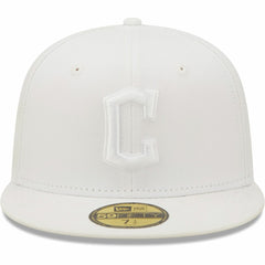 Cleveland Guardians New Era White on White 59FIFTY Fitted Hat - MLB Hats