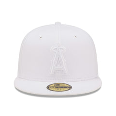 Los Angeles Angels New Era White on White 59FIFTY Fitted Hat - MLB Hats