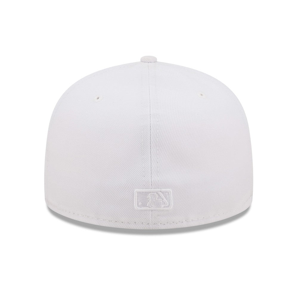 Los Angeles Angels New Era White on White 59FIFTY Fitted Hat - MLB Hats