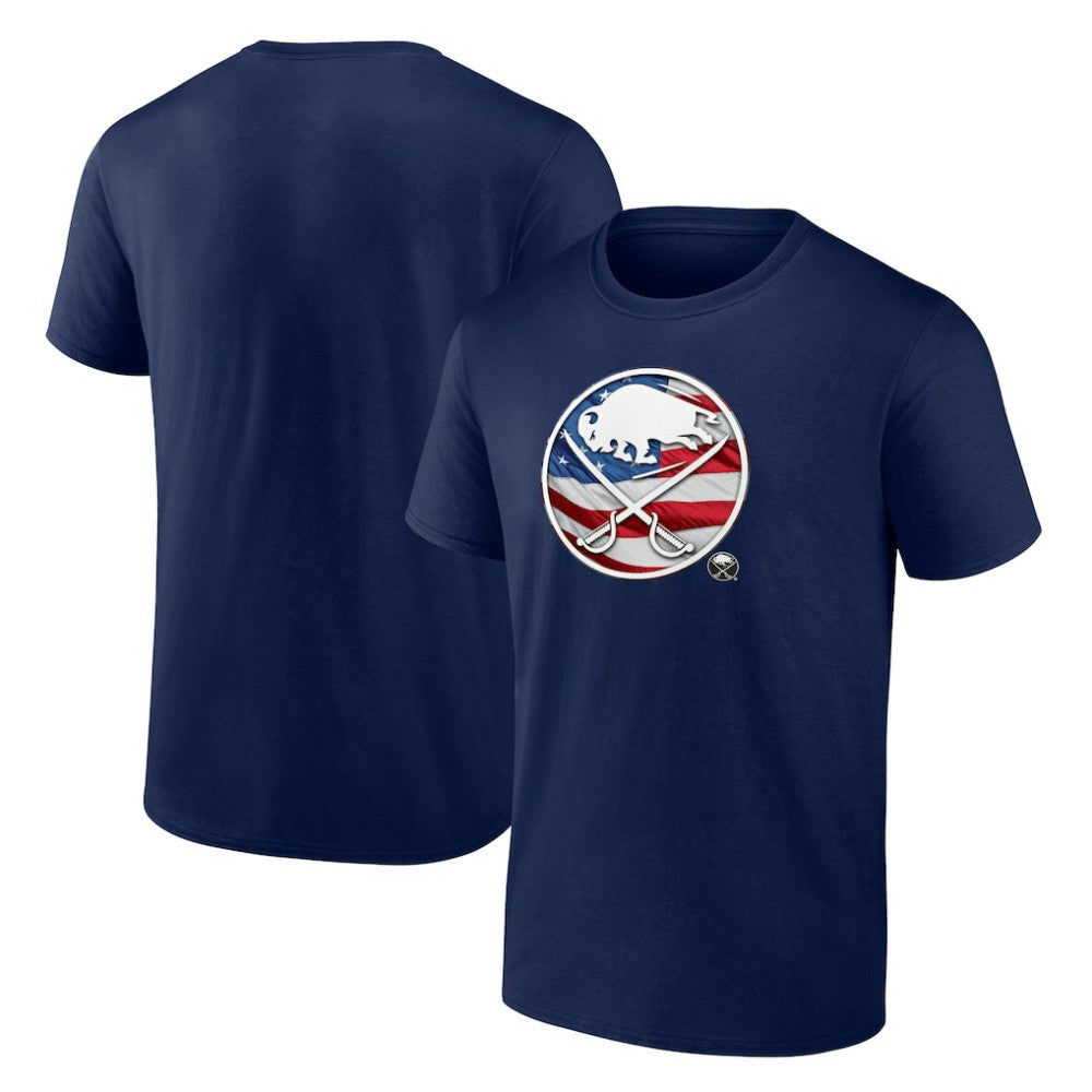 Buffalo Sabres Banner Wave Logo T-Shirt -  NHL T-shirts