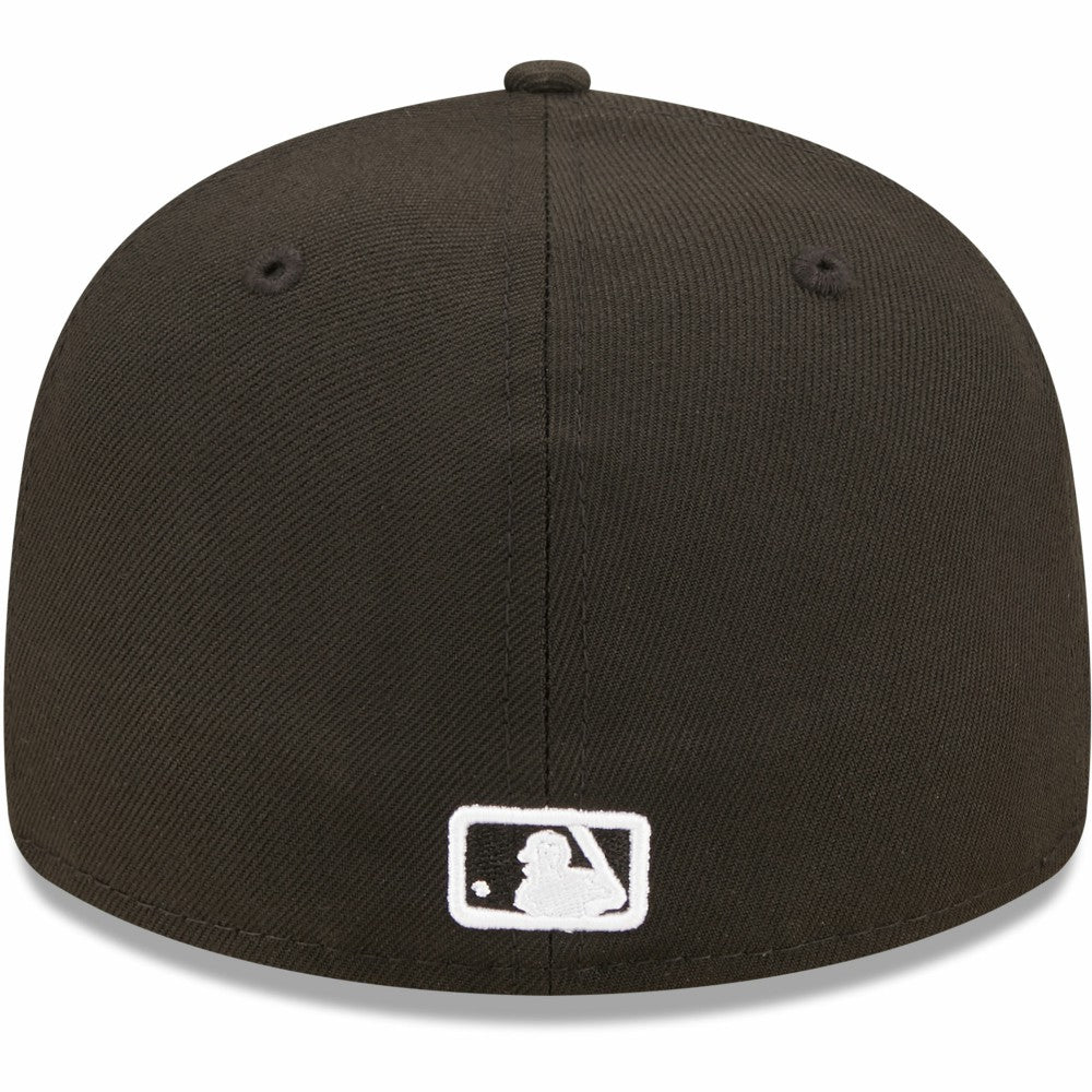 Milwaukee Brewers New Era Black & White Low Profile 59FIFTY Fitted Hat - MLB Hats