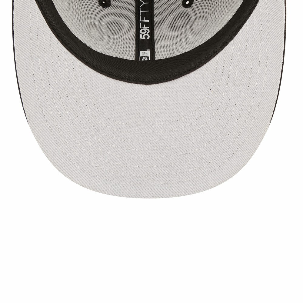 Milwaukee Brewers New Era Black & White Low Profile 59FIFTY Fitted Hat - MLB Hats
