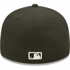 Miami Marlins New Era Black & White Low Profile 59FIFTY Fitted Hat - MLB Hats