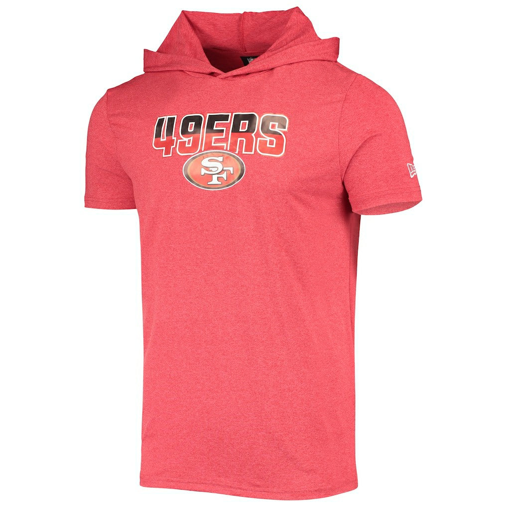 San Francisco 49ers Team Brushed Hoodie T-Shirt | NFL New