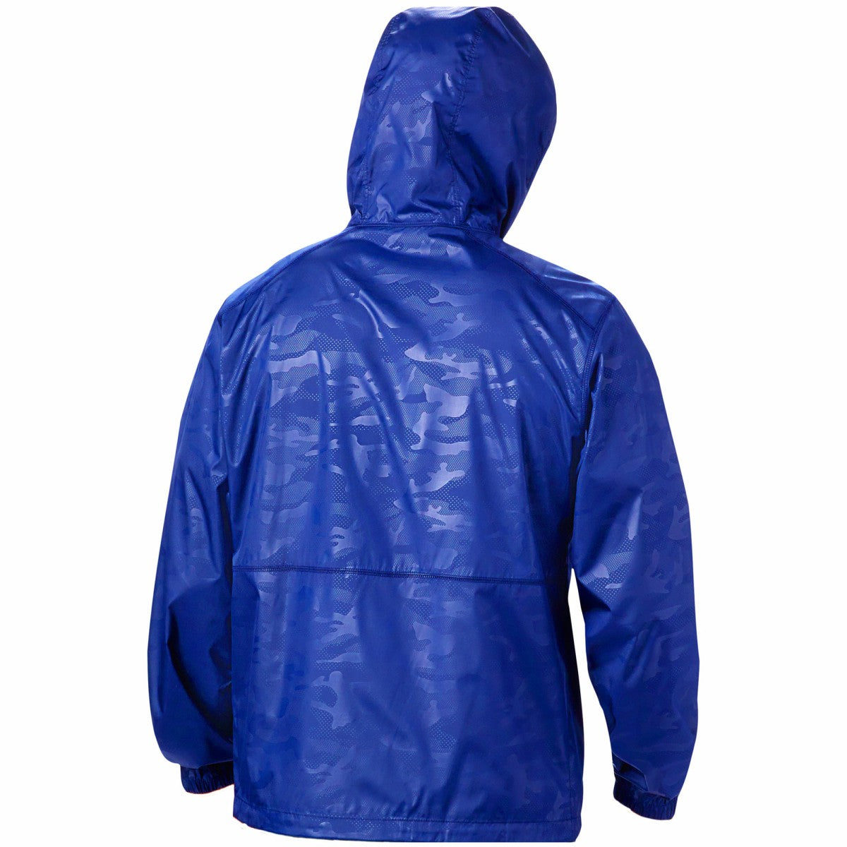 Blue New York Knicks Camo Flash Forward Full-Zip Windbreaker Jacket | NBA