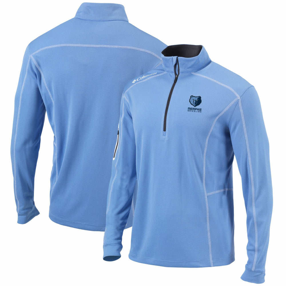 Light Blue Memphis Grizzlies Shotgun Omni-Wick Quarter-Zip Pullover Jacket | NBA