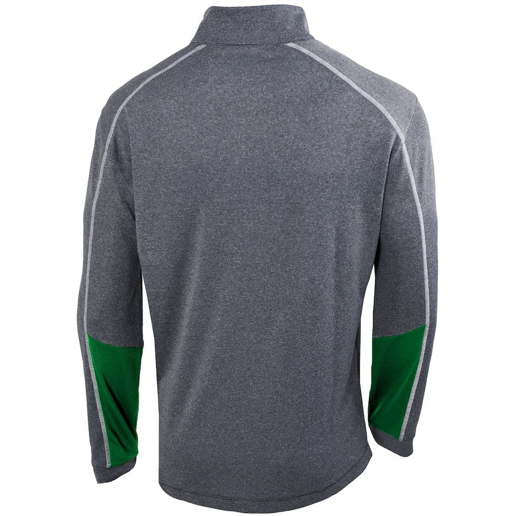 Heathered Gray/Green Boston Celtics Omni-Wick Shotgun 2.0 Quarter-Zip Pullover Top | NBA