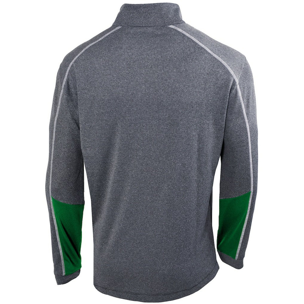 Heathered Gray/Green Boston Celtics Omni-Wick Shotgun 2.0 Quarter-Zip Pullover Top | NBA