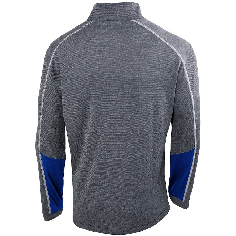 Heathered Gray/Blue Detroit Pistons Omni-Wick Shotgun 2.0 Quarter-Zip Pullover Top sale | NBA