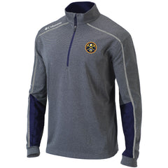 Heathered Gray/Navy Denver Nuggets Omni-Wick Shotgun 2.0 Quarter-Zip Pullover Top sale | NBA