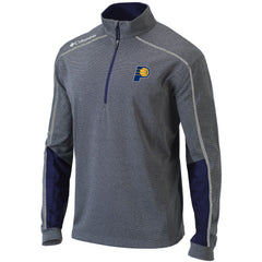 Heathered Gray/Navy Indiana Pacers Omni-Wick Shotgun 2.0 Quarter-Zip Pullover Top | NBA