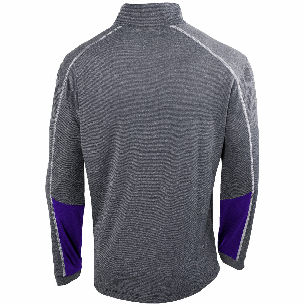 Heathered Gray/Purple Los Angeles Lakers Omni-Wick Shotgun 2.0 Quarter-Zip Pullover Top | NBA
