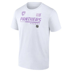 Florida Panthers NHL Hockey Fights Cancer T-Shirt -  NHL T-shirts