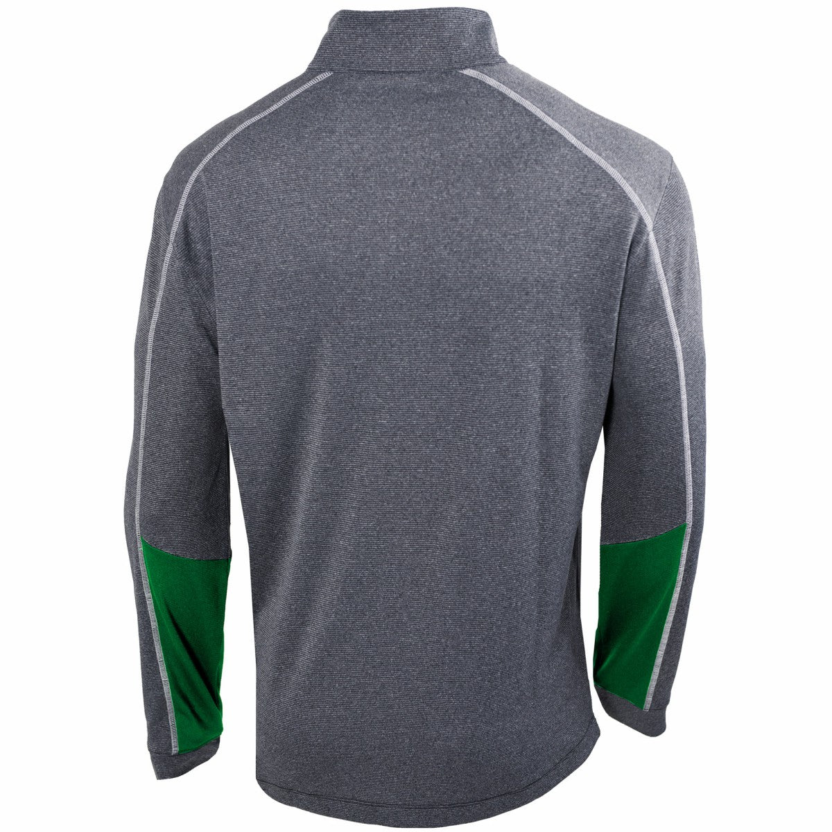 Heathered Gray/Green Milwaukee Bucks Omni-Wick Shotgun 2.0 Quarter-Zip Pullover Top | NBA