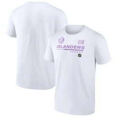 New York Islanders NHL Hockey Fights Cancer T-Shirt -  NHL T-shirts