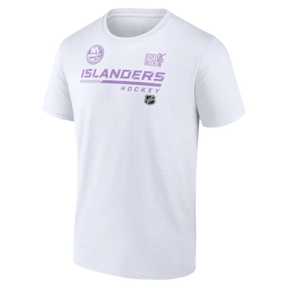 New York Islanders NHL Hockey Fights Cancer T-Shirt -  NHL T-shirts
